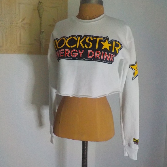 Bella Canvas Tops - Rock Star White Crop Top NWOT